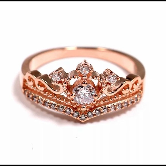 Women jewelry high quality promise crown rings - Picture 3 of 4